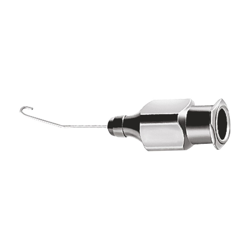Hydrodissection Cannula J Shaped 27g Flattened Angled Shaft