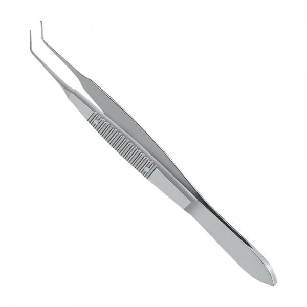  McPherson Forceps, 0.12mm, Angled