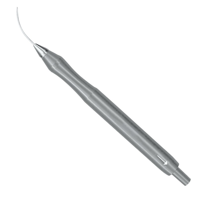 Aspiration Hand Piece, 22 gauge, 0.3mm oval port, textured tip